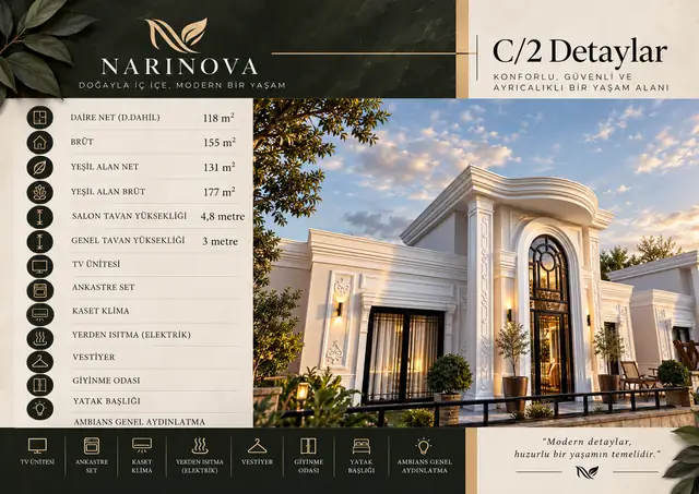 C/2 tipi villa detay sayfası